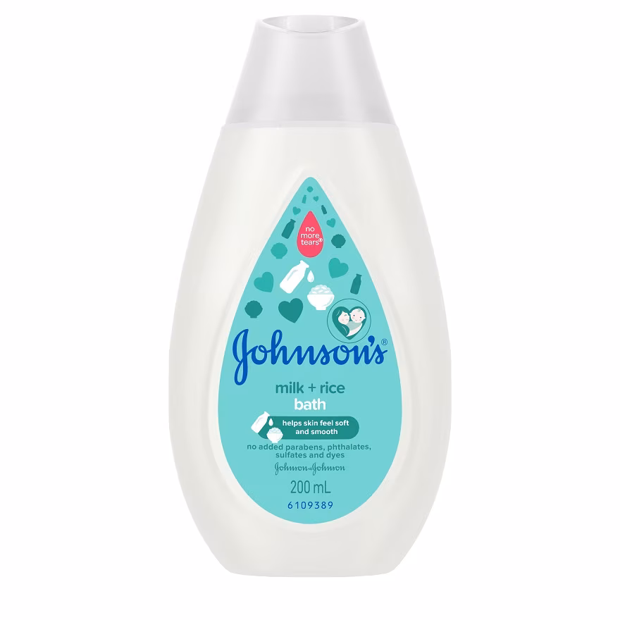 JOHNSON’S
Baby Milk + Rice Bath 200ml