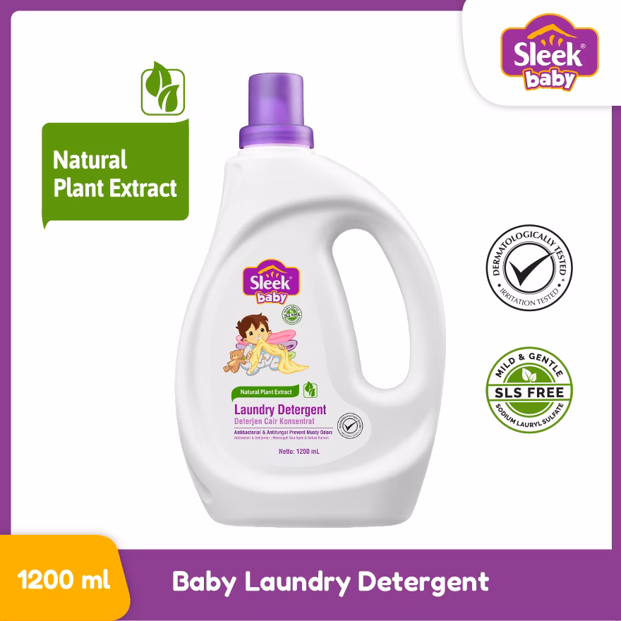 SLEEK BABY
Laundry Detergent 1.2L (Natural Extract)