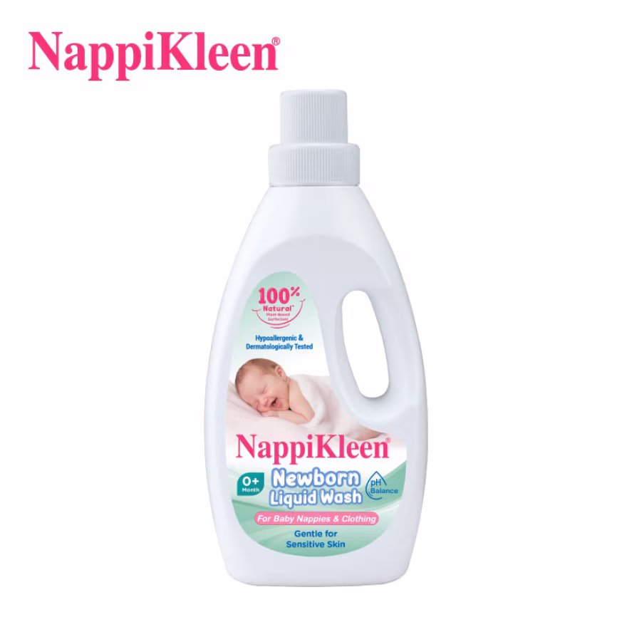 NAPPIKLEEN
Newborn Baby Liquid Wash 1KG