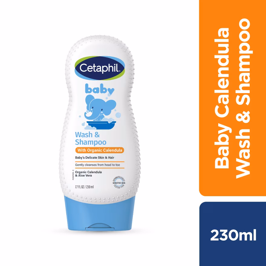 CETAPHIL
Baby Wash & Shampoo With Organic Calendula 230ML