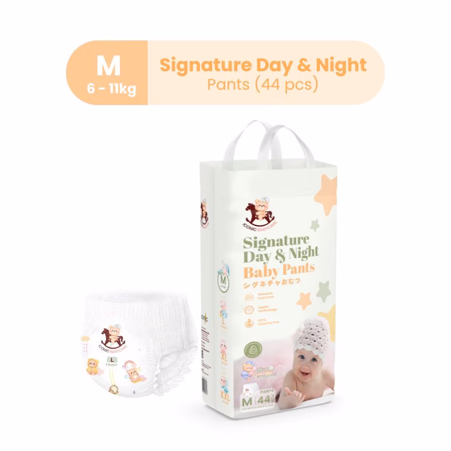 ICONIC
Signature Day & Night Baby Pants – Pants M 44pcs