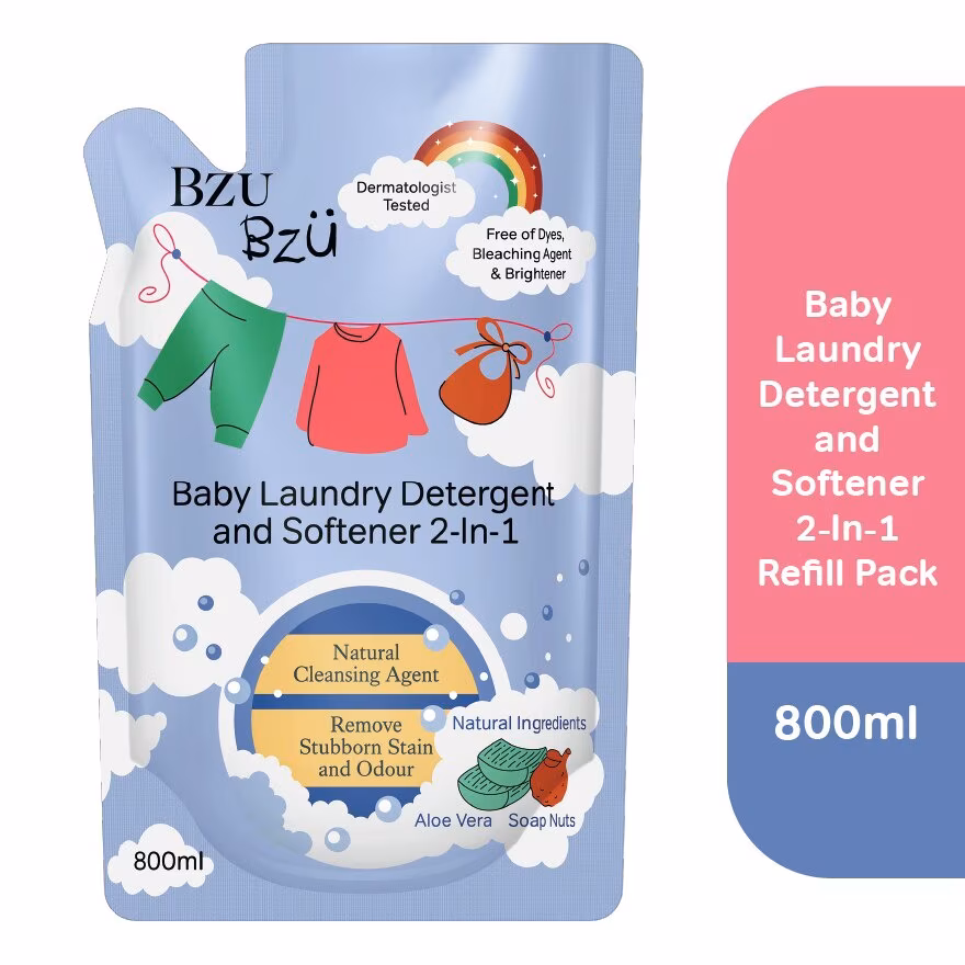 BZU BZU
Baby Laundry Detergent & Softener 2IN1 Refill800ML