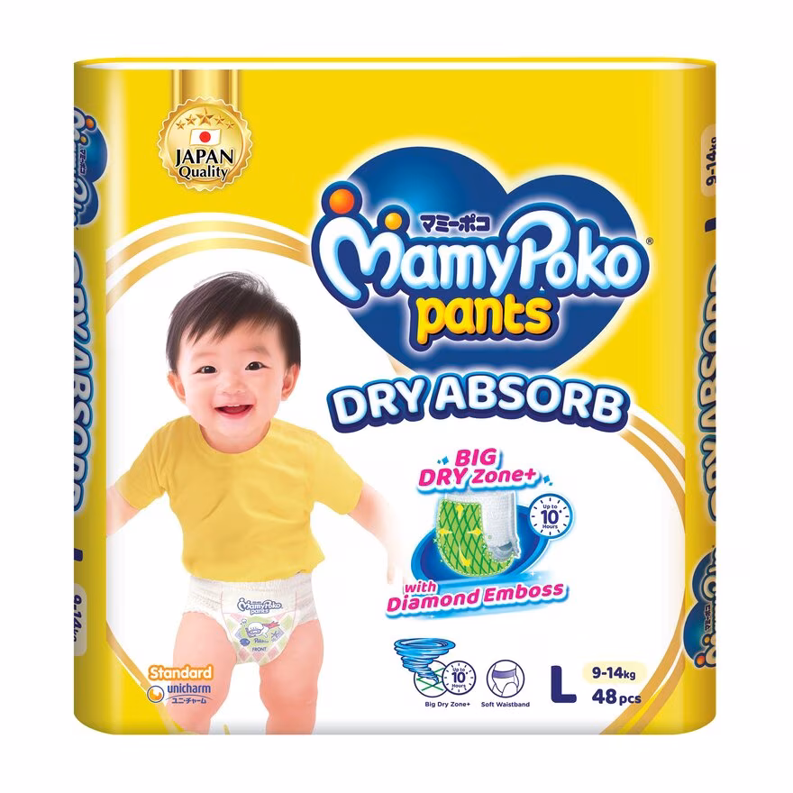 MAMYPOKO
Baby Diapers Standard Pants L 48s