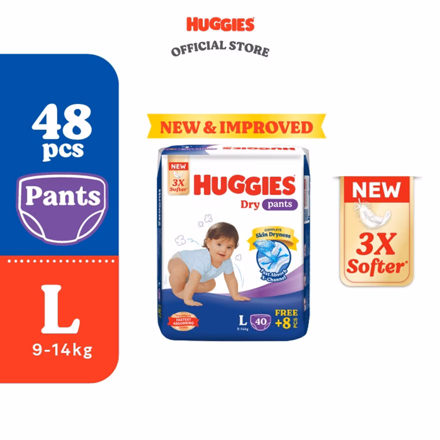 HUGGIES
HUGGIES Dry Pants Diapers L 48s