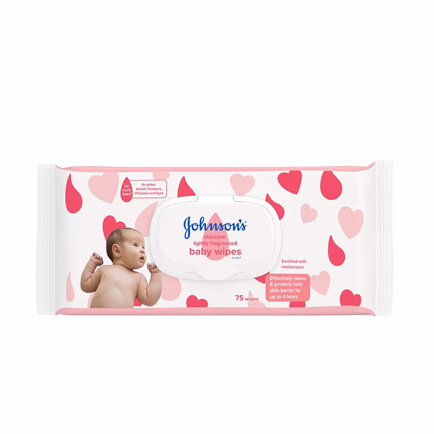 JOHNSON’S
Baby Skincare Fragrance Wipes 75’s