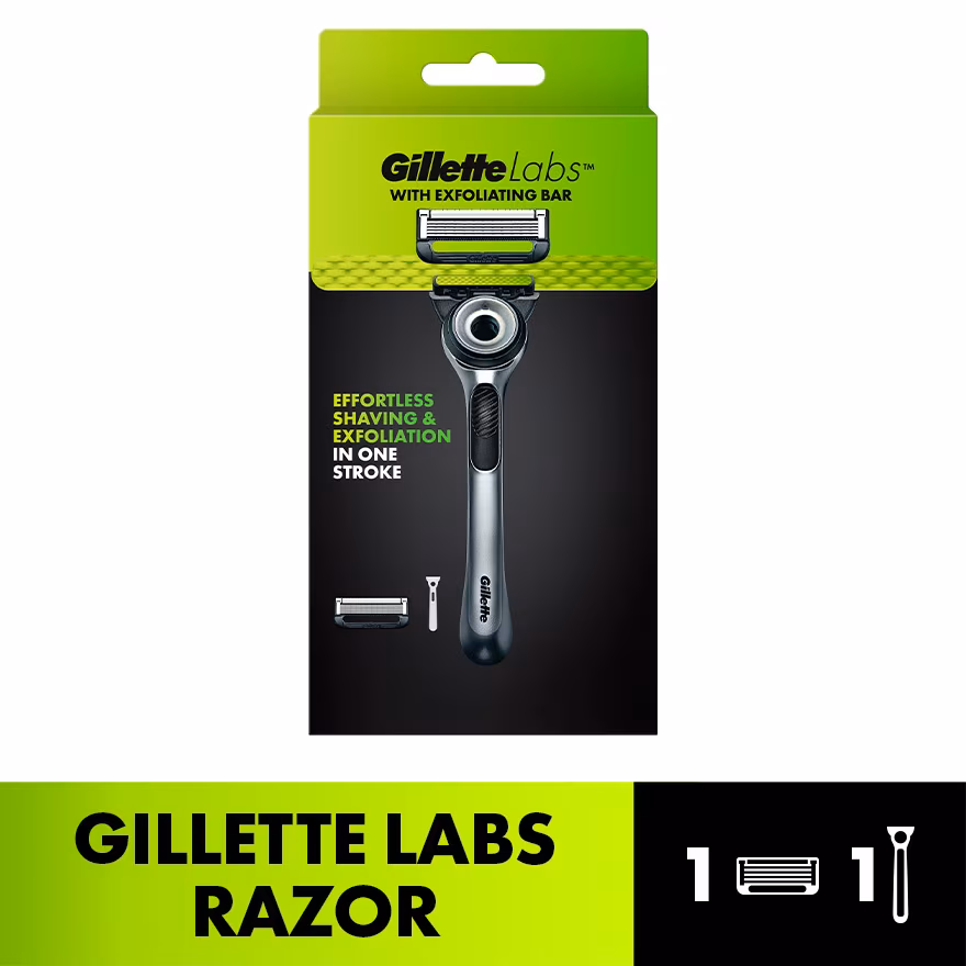 GILLETTE
Labs Razor With Exfoliating Bar 1s