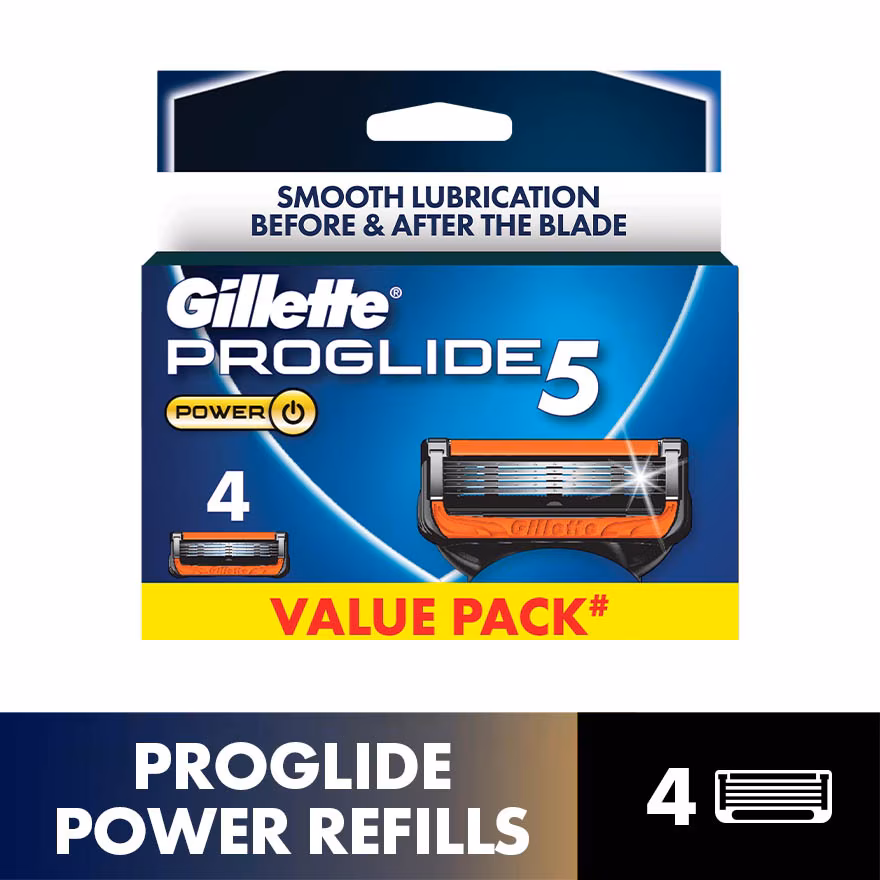 GILLETTE
Fusion5 Proglide Power Refill 4s