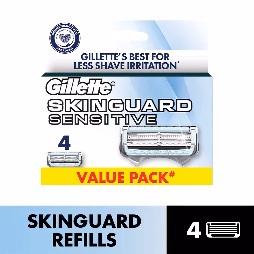 GILLETTE
Skinguard Replacement Cartridge Refill 4s