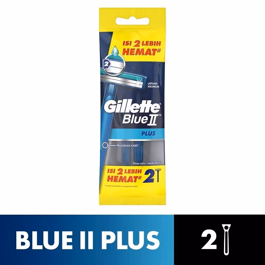 GILLETTE
Blue II Plus Disposable 2s Sensitive