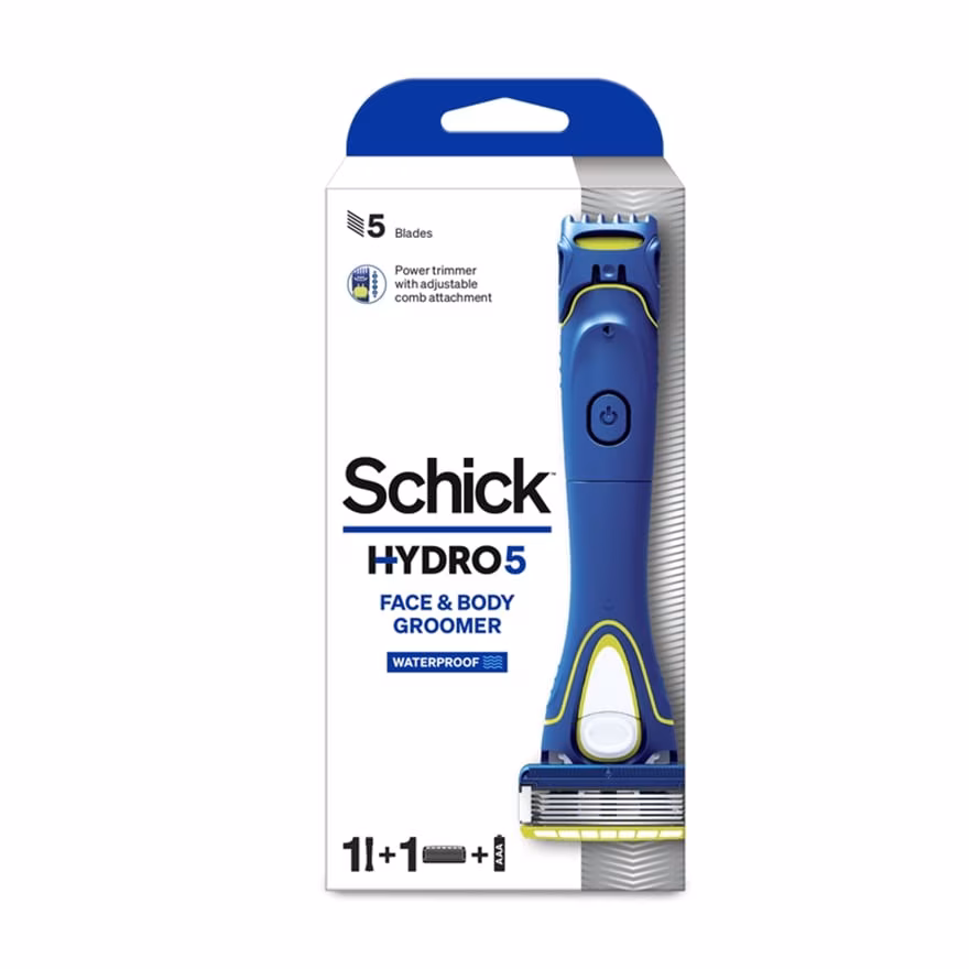 SCHICK
Hydro 5 Face & Body Groomer Kit 1s