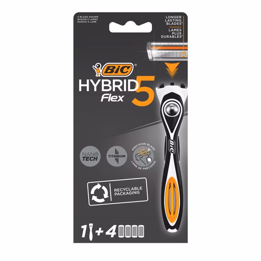 BIC
Hybrid Flex 5 Blade System 4s