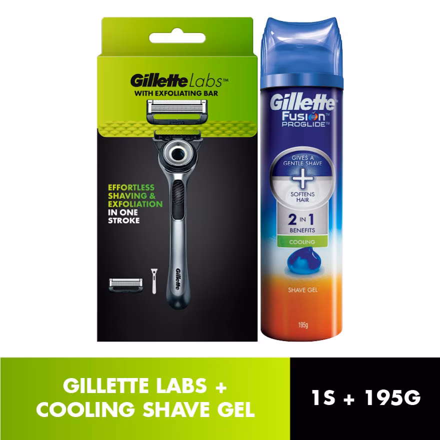 GILLETTE
Labs Razor + Gel Shave Cooling Bundle