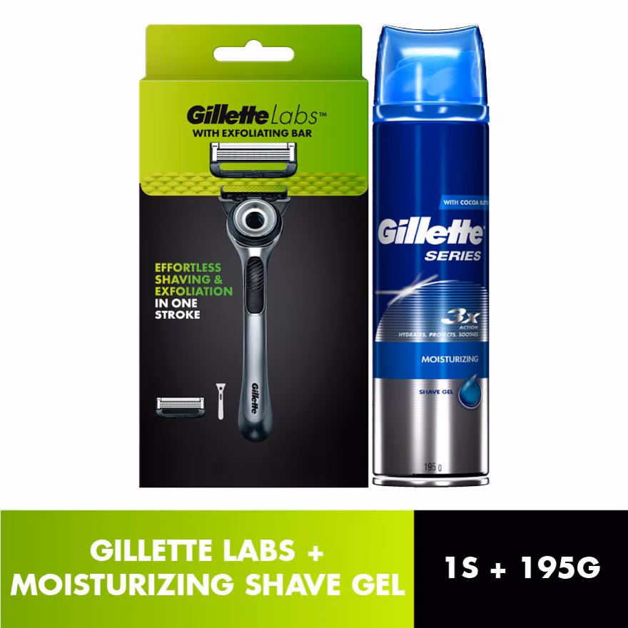 GILLETTE
Labs Razor + Shave Prep Mositurizing Bundle