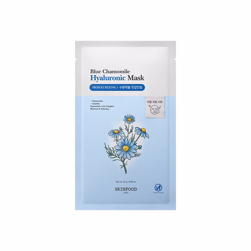 SKINFOOD
Blue Chamomile Hyaluronic Mask 1S