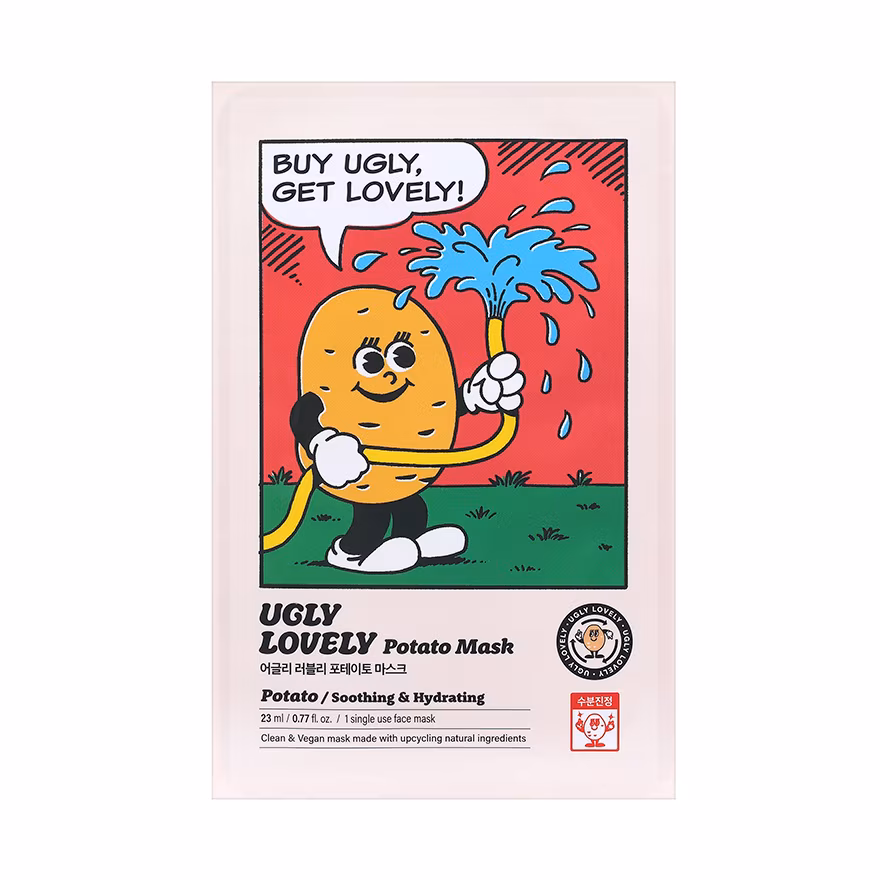 UGLY LOVELY
Potato Mask 1s – Hydrate & Moisturise