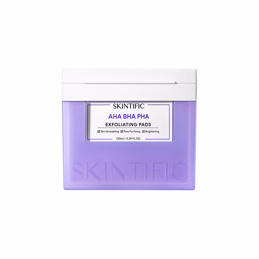 SKINTIFIC
AHA BHA PHA Exfoliating Pads 130ml