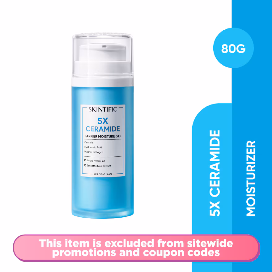 SKINTIFIC
5X Ceramide Barrier Moisturizer Gel 80g