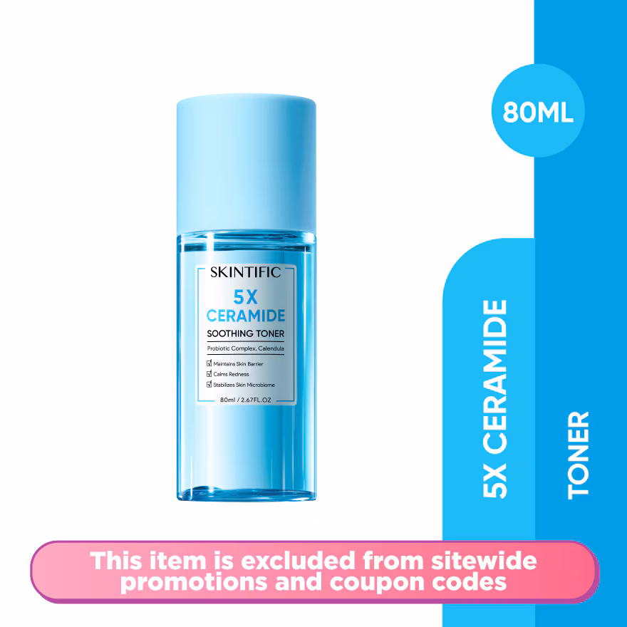 SKINTIFIC
5X Ceramide Soothing Toner 80ml