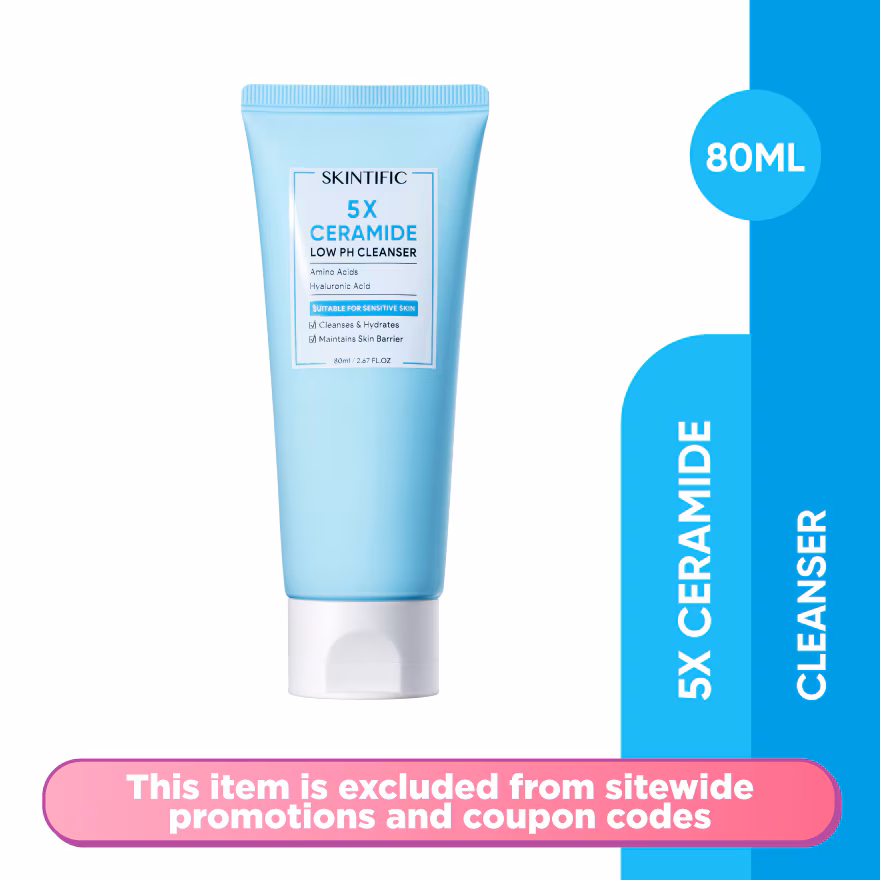 SKINTIFIC
5X Ceramide Low pH Cleanser 80ml