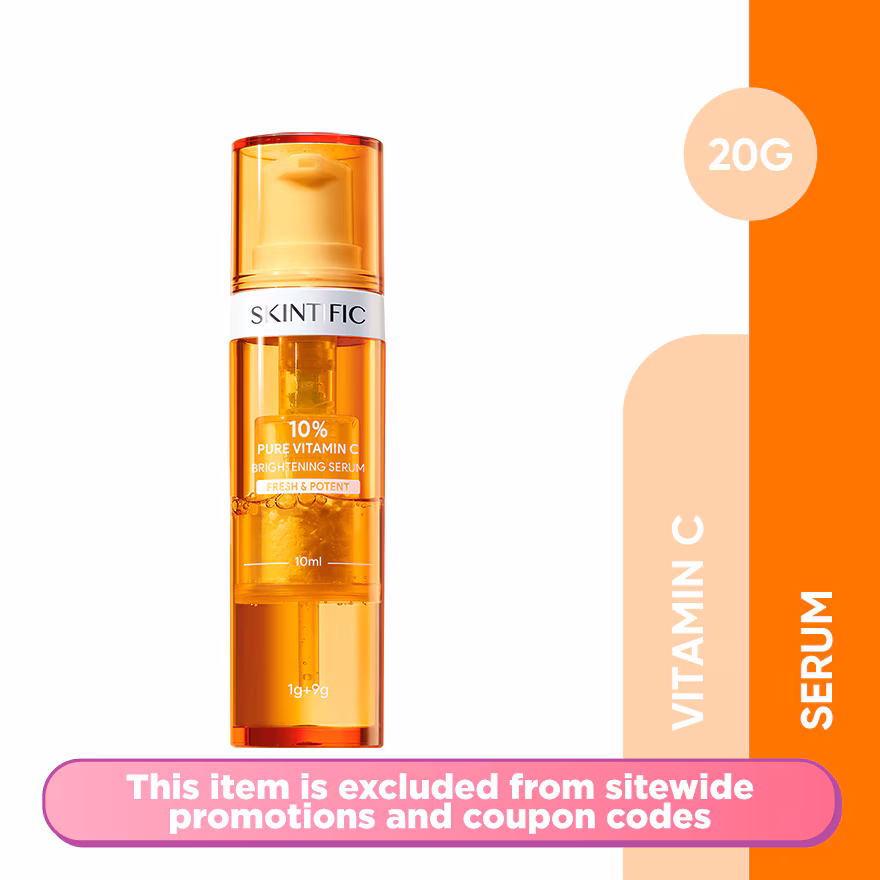 SKINTIFIC
10% Pure Vitamin C Brightening Serum 20ml