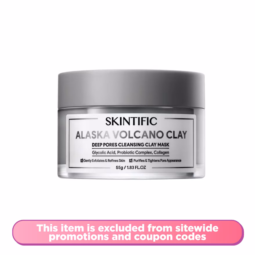 SKINTIFIC
Alaska Volcano Clay Deep Pores Cleansing Clay Mask 55g