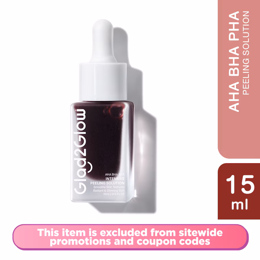 GLAD2GLOW
AHA BHA PHA Intensive Peeling Solution 15ml