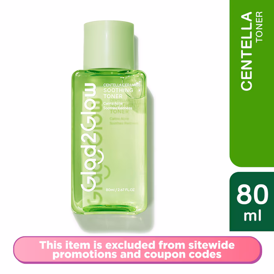 GLAD2GLOW
Centella Ceramide Soothing Toner 80ml