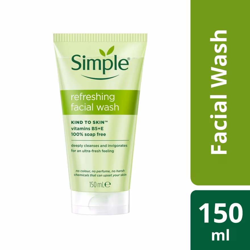 SIMPLE
Kind to Skin Refreshing Facial Wash Gel 150ml