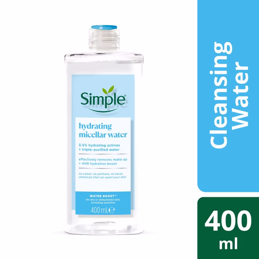 SIMPLE
Water Boost Micellar Cleansing Water 400ml