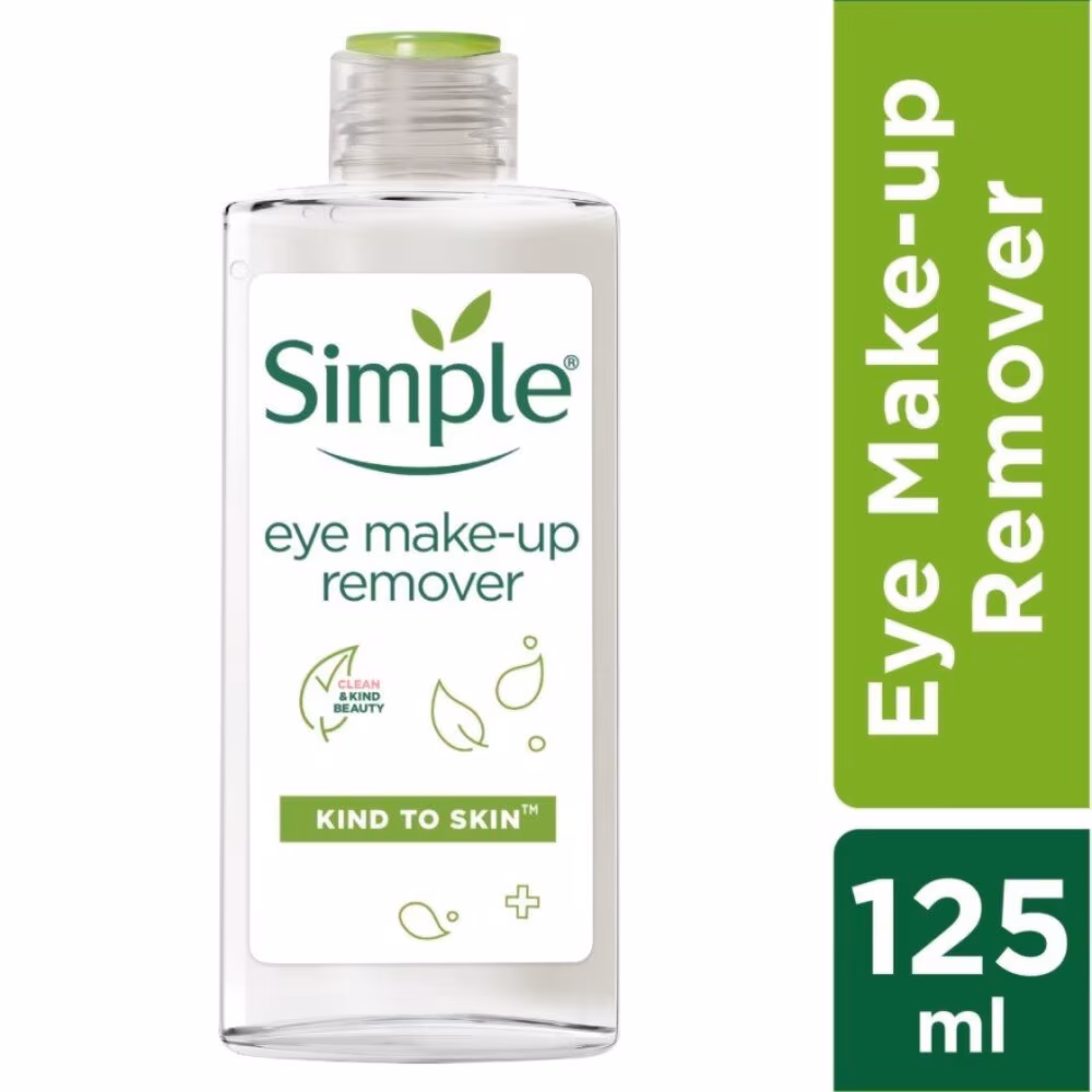 SIMPLE
Kind to Skin Conditioning Eye MakeUp Remover 125ml