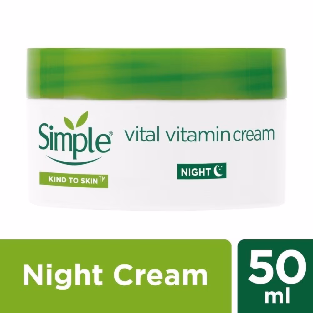 SIMPLE
Kind to Skin Vital Vitamin Night Cream 50ml