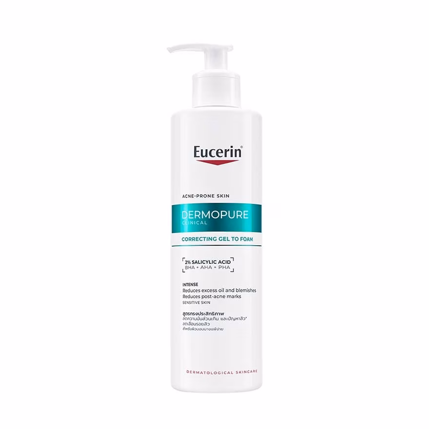 EUCERIN
Dermopure Clinical Correcting Gel To Foam 400ml