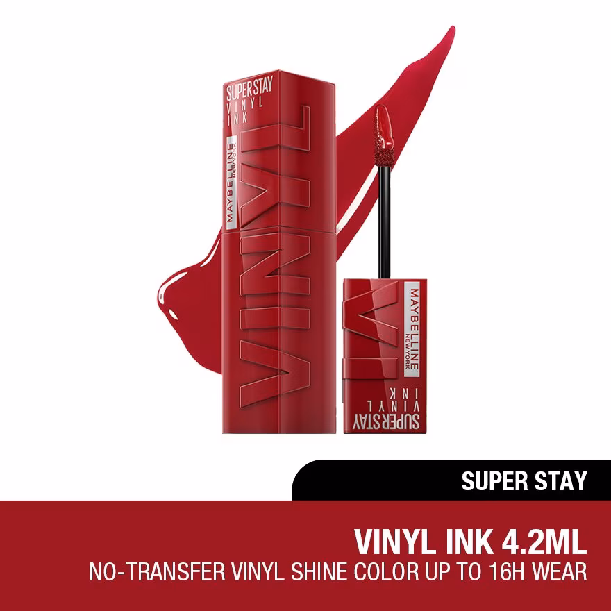 MAYBELLINE
Super Stay Vinyl Ink 10 Lippy
