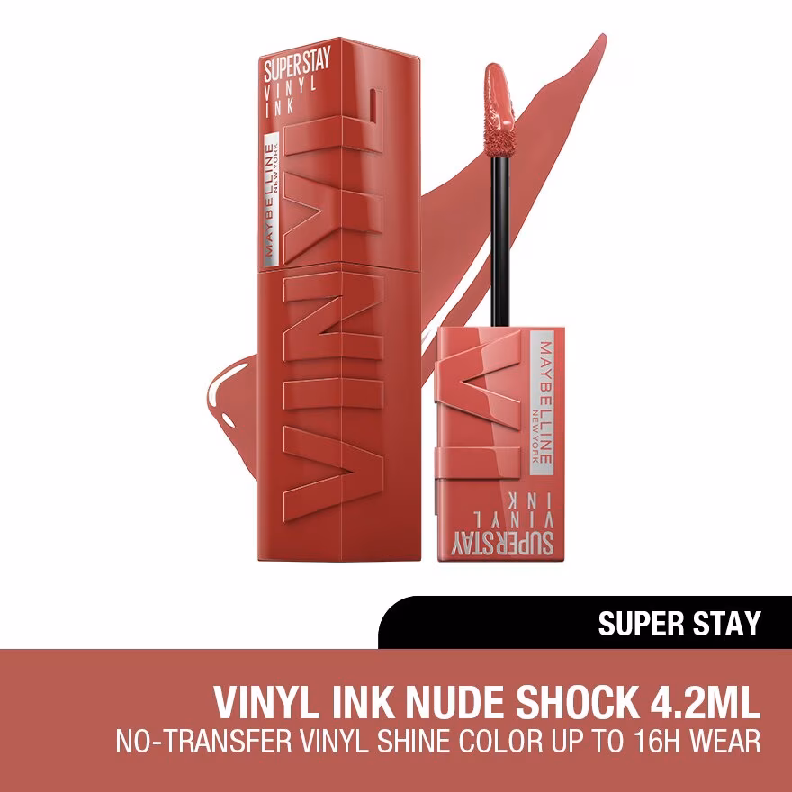 MAYBELLINE
Super Stay Vinyl Ink Nude Shock 62 Irresistible