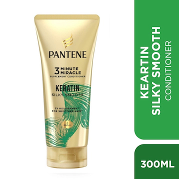 PANTENE
3 Minute Miracles Conditioner 300ml Keratin Smooth