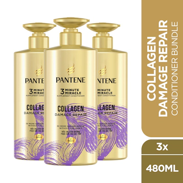 PANTENE
3MM Collagen Repair Conditioner 480ml X3