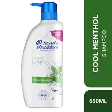 HEAD&SHOULDERS
Cool Menthol Anti-Dandruff Shampoo 650ml