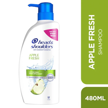 HEAD&SHOULDERS
Apple Fresh Shampoo 480ml