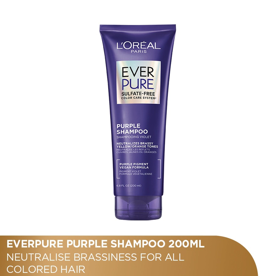 L’OREAL HAIR EXPERT
Ever Pure Purple Shampoo 200ml