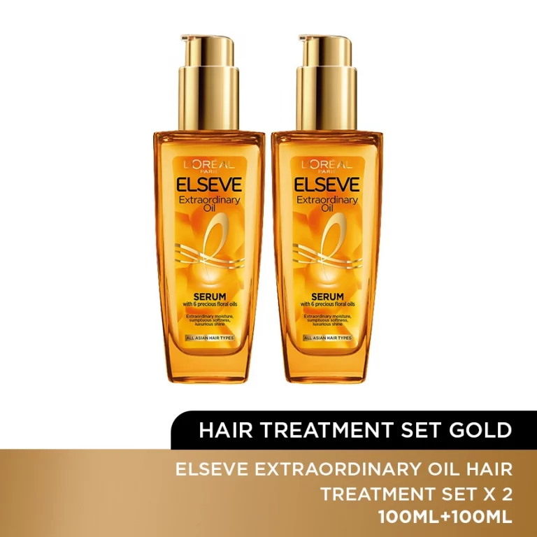L’OREAL HAIR EXPERT
Elseve Extaordinary Oil Hair Treatment Set